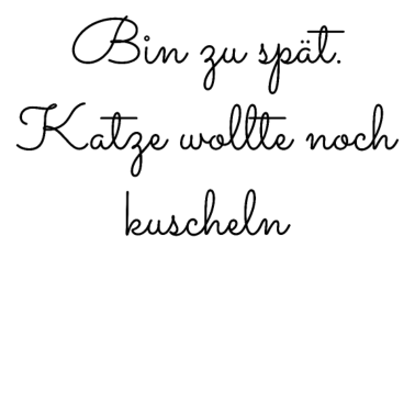 Motiv katze - Katze wollte kuscheln