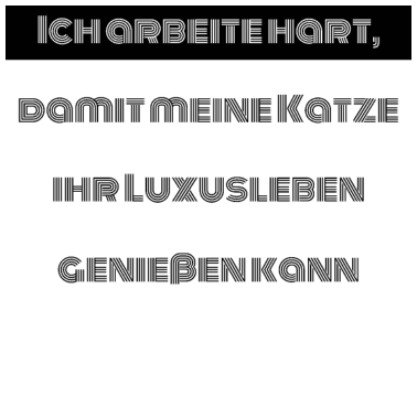 Motiv katze - Luxusleben einer Katze