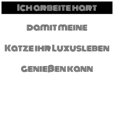 Motiv katze - Luxusleben einer Katze