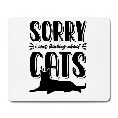 Katzen Mousepad - katze katzen witzig