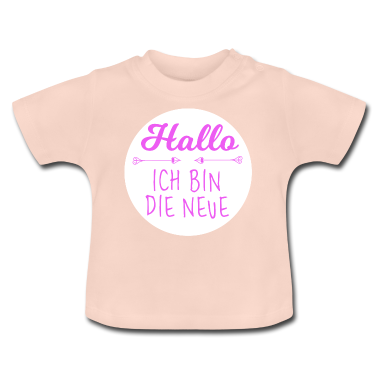 Geschenk Geburt Baby T-Shirt - Hallo, ich bin die Neue - Tochter Geburt Baby Body