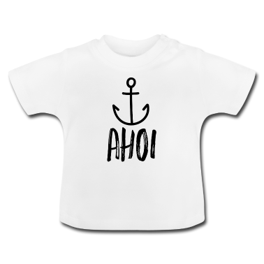 Geschenk Geburt Baby T-Shirt - Ahoi! Anker