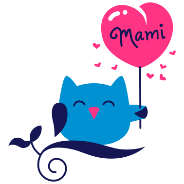 Motiv eule - owl - uhu - kauz - Mami - Mutti - 3C