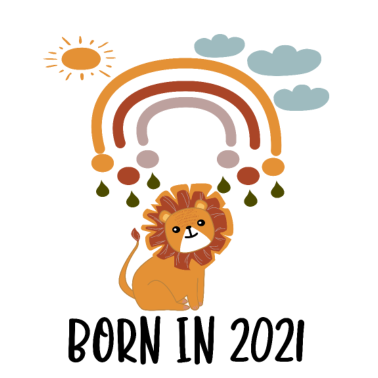 Motiv geschenk zur Geburt Born in 2021
