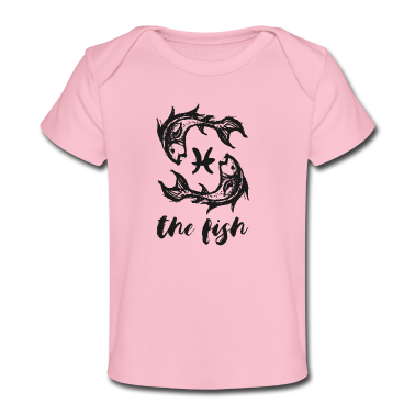 Geschenk Geburt Baby T-Shirt - Sternzeichen Fische Geschenk Pisces Comic Geburt
