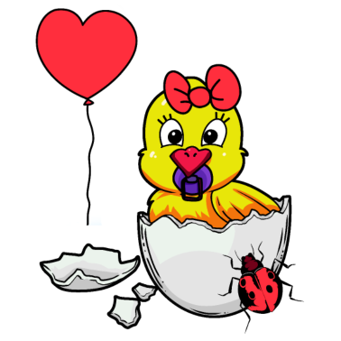 Motiv Ei Küken Schwangerschaft Geburt Baby Eltern