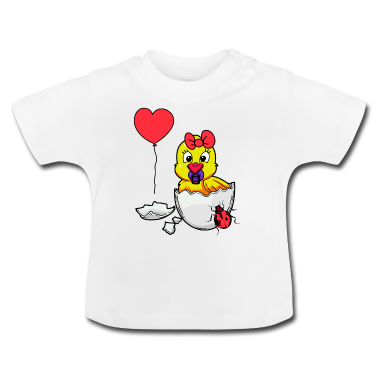 Geschenk Geburt Baby T-Shirt - Ei Küken Schwangerschaft Geburt Baby Eltern