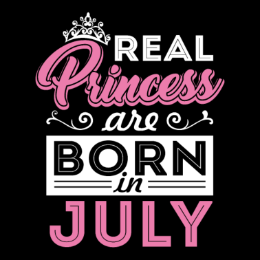 Motiv Prinzessinnen Juli Geburt