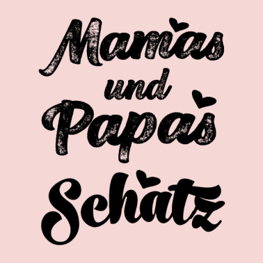Motiv Mamas und Papas Schatz Geburt Nachwuchs Baby Party