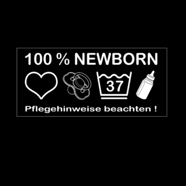 Motiv Newborn - Pflegehinweis