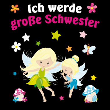 Motiv Ich werde Große Schwester Geschenk Für Mädchen