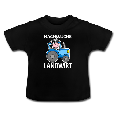 Geschenk Geburt Baby T-Shirt - Nachwuchs Landwirt Traktor Geschenk