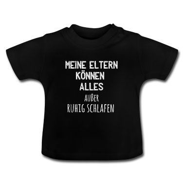 Geschenk Geburt Baby T-Shirt - Baby Geschenk lustiger Strampler Eltern Mama Papa