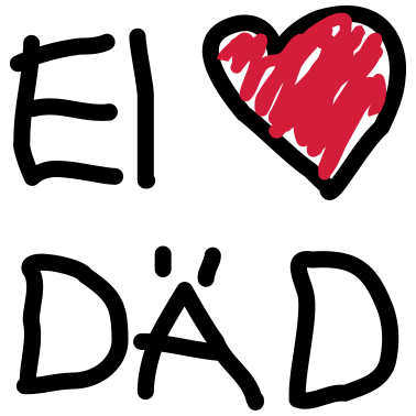 Motiv I love dad ( ei love däd )
