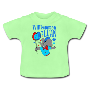 Geschenk Geburt Baby T-Shirt - Zur Geburt von Luan