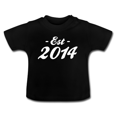 Geschenk Geburt Baby T-Shirt - established 2014 - geburt