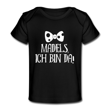 Geschenk Geburt Baby T-Shirt - Mädels ich bin da Geburt Baby