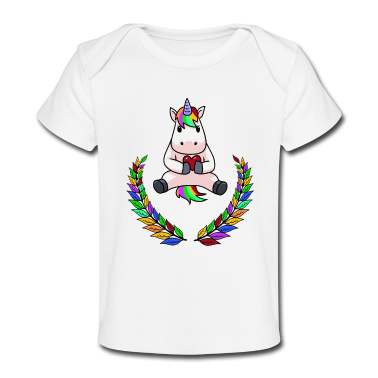 Geschenk Geburt Baby T-Shirt - Geburt Baby Einhorn