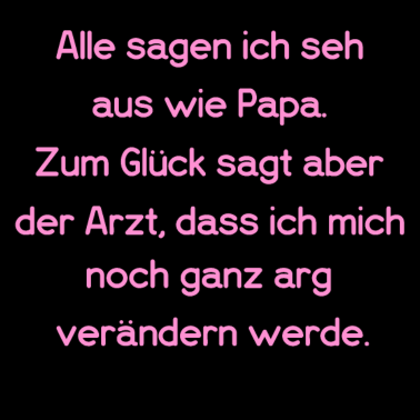 Motiv Lustiger Spruch, Geburt.