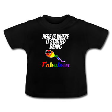Geschenk Geburt Baby T-Shirt - LGBT Geburt