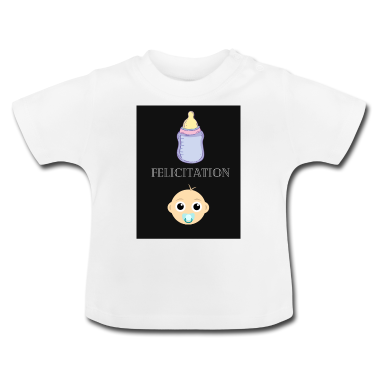 Geschenk Geburt Baby T-Shirt - DESIGN GEBURT GARCON