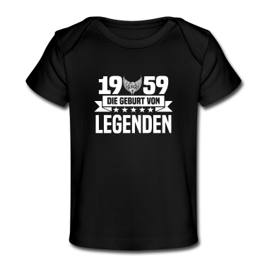 Geschenk Geburt Baby T-Shirt - 1959 - Geburt - Legenden