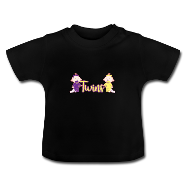 Geschenk Geburt Baby T-Shirt - Zwillinge, Zwilling, Geburt