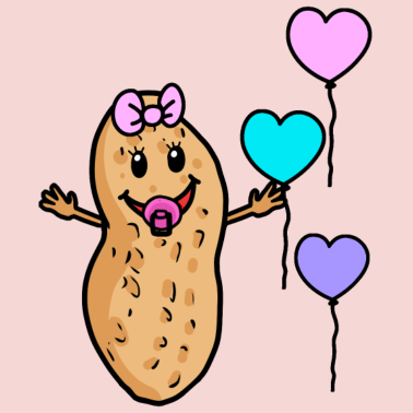 Motiv Geburt Baby Erdnuss Kinder Kind Geburt herzlich