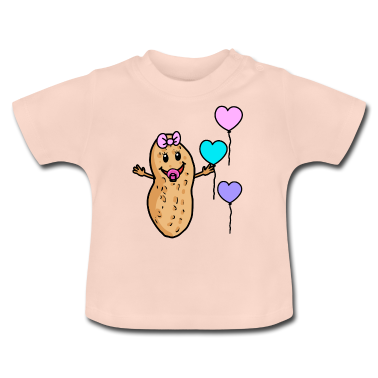 Geschenk Geburt Baby T-Shirt - Geburt Baby Erdnuss Kinder Kind Geburt herzlich