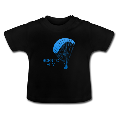 Geschenk Geburt Baby T-Shirt - Gleitschirmfliegen Geburt