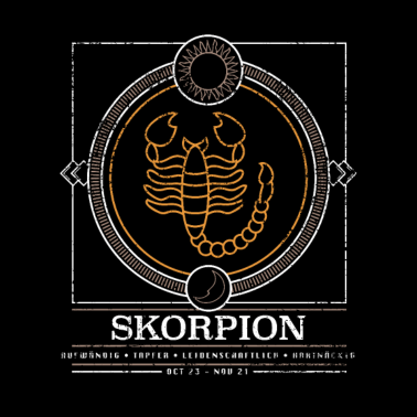 Motiv Sternzeichen Skorpion Geburt