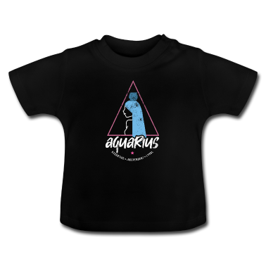 Geschenk Geburt Baby T-Shirt - Wassermann Sternzeichen Geburt