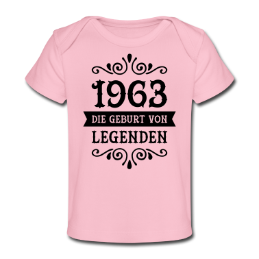Geschenk Geburt Baby T-Shirt - 1963 - Die Geburt Von Legenden