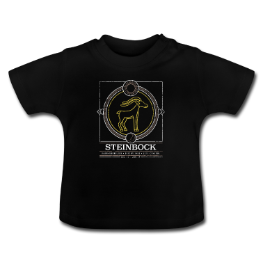 Geschenk Geburt Baby T-Shirt - Steinbock Sternzeichen Geburt
