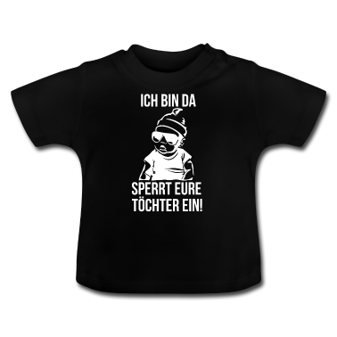 Geschenk Geburt Baby T-Shirt - ICH BIN DA - COOL BABY - GEBURT