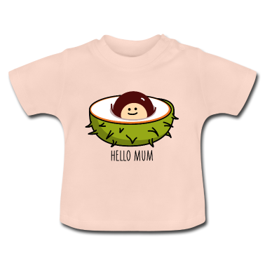 Geschenk Geburt Baby T-Shirt - Kastanie Baby Geburt
