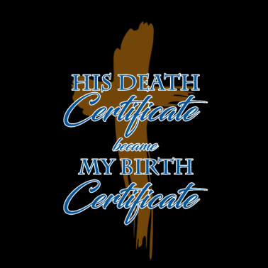 Motiv Sein Tod ist meine Geburt, Christlich