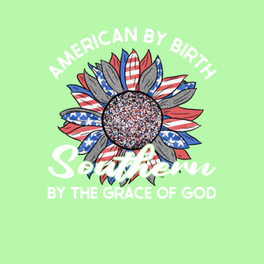 Motiv Amerikanische von Geburt Südliche durch die Gnade