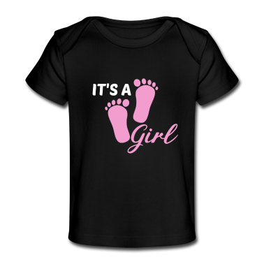 Geschenk Geburt Baby T-Shirt - Mädchen Schwangerschaft Geburt