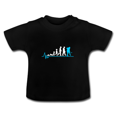 Geschenk Geburt Baby T-Shirt - Eishockey Geburt Herzschlag Puls