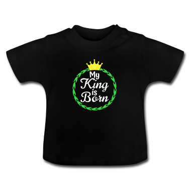 Geschenk Geburt Baby T-Shirt - Jesus - König - Geburt - Weihnachten