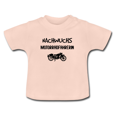 Geschenk Geburt Baby T-Shirt - Nachwuchs Motorradfahrerin - Geburt Geschenk