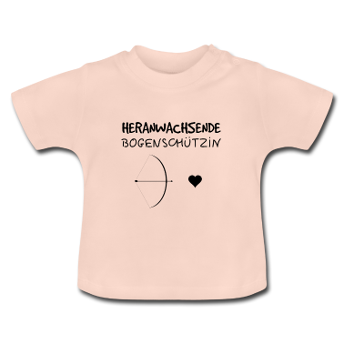 Geschenk Geburt Baby T-Shirt - Heranwachsende Bogenschützin - Geburt Geschenk