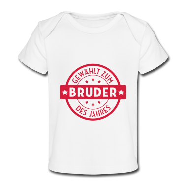 Geschenk Geburt Baby T-Shirt - Bruder / Geburt / Schwester / Bruderchen