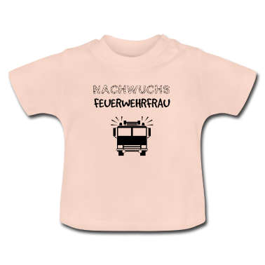 Geschenk Geburt Baby T-Shirt - Nachwuchs Feuerwehrfrau Geschenkidee Geburt