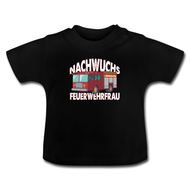 Geschenk Geburt Baby T-Shirt - Nachwuchs Feuerwehrfrau Geschenkidee Geburt