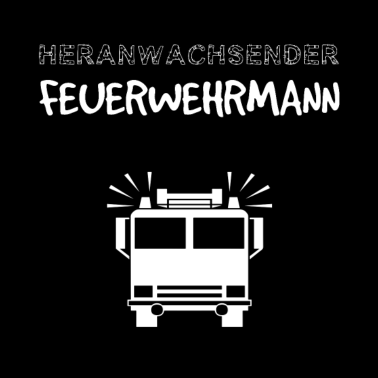 Motiv Heranwachsender Feuerwehrmann - Geschenk Geburt