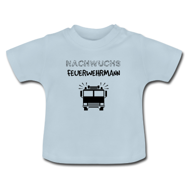 Geschenk Geburt Baby T-Shirt - Nachwuchs Feuerwehrmann - Geschenkidee Geburt