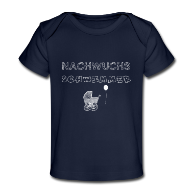 Geschenk Geburt Baby T-Shirt - Nachwuchs Schwimmer Baby Geburt