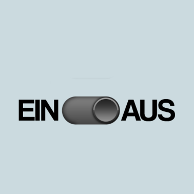 Motiv EIN AUS Schalter - Baby Geburt Geschenkidee